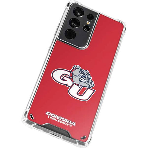 Gonzaga University GU Bulldogs Galaxy S21 Ultra 5G Clear Case