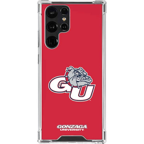 Gonzaga University GU Bulldogs Galaxy S22 Ultra Clear Case