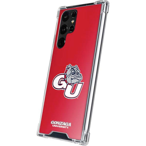 Gonzaga University GU Bulldogs Galaxy S22 Ultra Clear Case
