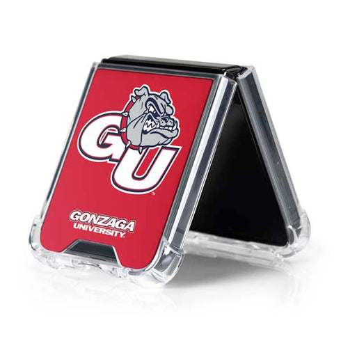 Gonzaga University GU Bulldogs Galaxy Z Flip5 5G Clear Case