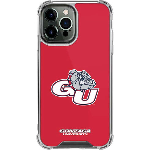 Gonzaga University GU Bulldogs iPhone 13 Pro Max Clear Case