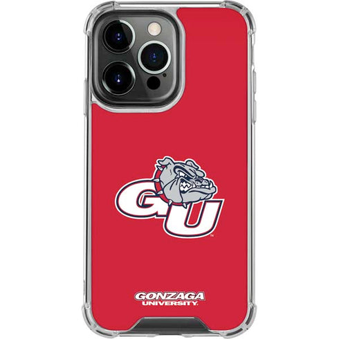 Gonzaga University GU Bulldogs iPhone 14 Pro Clear Case