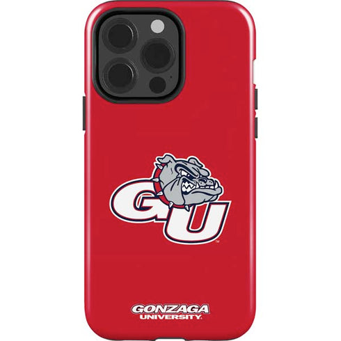 Gonzaga University GU Bulldogs iPhone 15 Pro Impact Case
