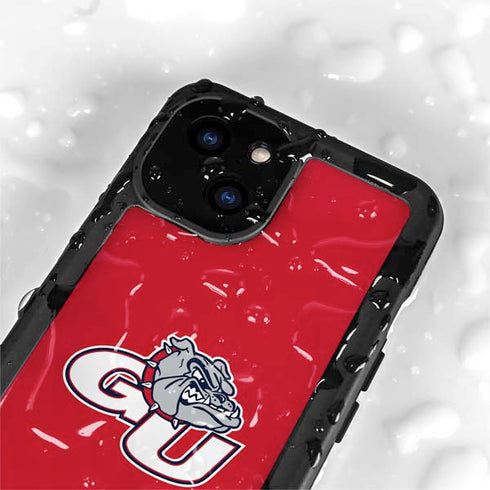 Gonzaga University GU Bulldogs iPhone 15 Plus Waterproof Case