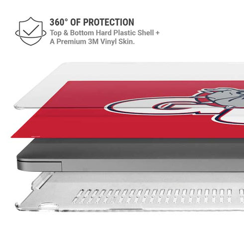 Gonzaga University GU Bulldogs MacBook Pro 16in (2021-25) Case plus Skin