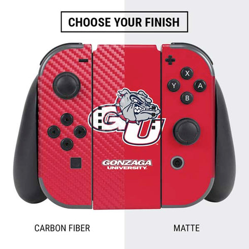 Gonzaga University GU Bulldogs Nintendo Switch Bundle Skin