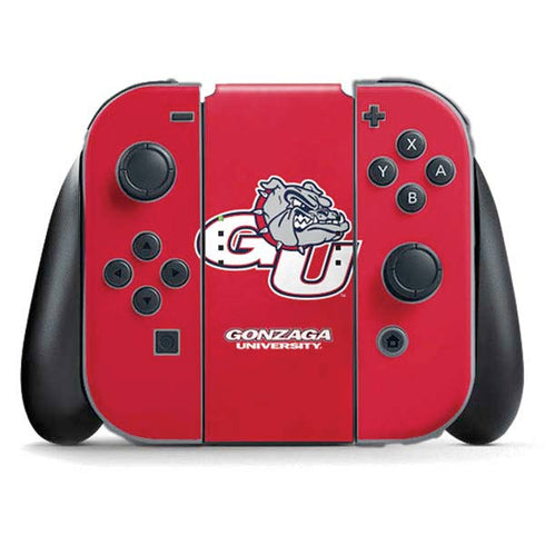 Gonzaga University GU Bulldogs Nintendo Switch (2017-2021) Joy-Con Controller Skin