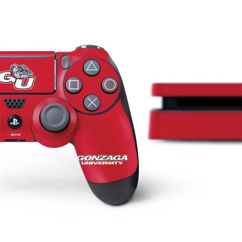 Gonzaga University GU Bulldogs PS4 Slim Bundle Skin
