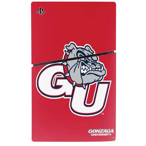 Gonzaga University GU Bulldogs PS5 Slim Disk Console Skin