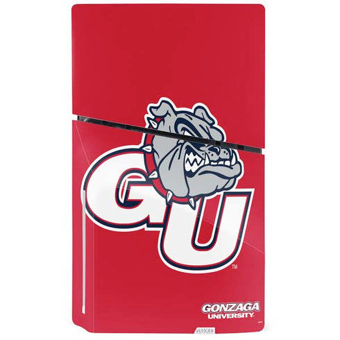 Gonzaga University GU Bulldogs PS5 Slim Disk Console Skin