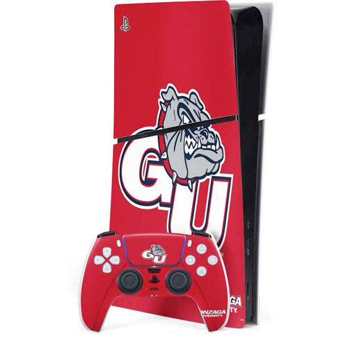 Gonzaga University GU Bulldogs PS5 Slim Digital Edition Bundle Skin