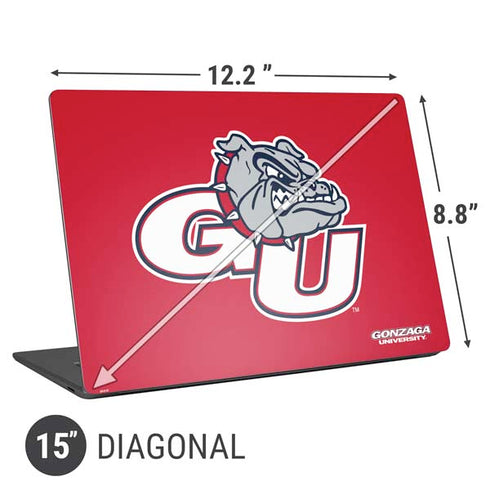 Gonzaga University GU Bulldogs Universal Laptop 15in (12.2 x 8.8in) Skin