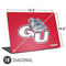 Gonzaga University GU Bulldogs Universal Laptop 18in (14.6 x 10.6in) Skin