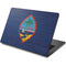 Guam Flag Dark Wood Dell Chromebook Skin