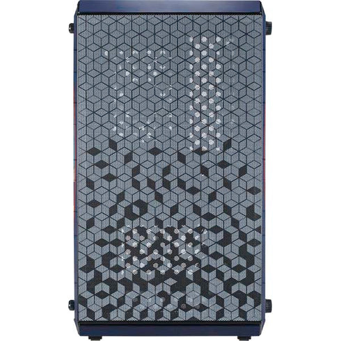 Guam Flag Dark Wood Cooler Master MasterBox Q300L Mini Tower Skin