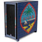 Guam Flag Dark Wood Corsair 4000D Tempered Glass Mid-Tower ATX Case Skin