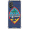 Guam Flag Dark Wood Galaxy A32 5G Clear Case