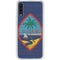 Guam Flag Dark Wood Galaxy A50 Clear Case