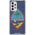 Guam Flag Dark Wood Galaxy A53 5G Clear Case