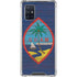 Guam Flag Dark Wood Galaxy A71 5G Clear Case