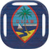 Guam Flag Dark Wood Galaxy Buds Live Skin