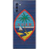 Guam Flag Dark Wood Galaxy Note 10 Skin