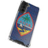 Guam Flag Dark Wood Galaxy S21 5G Clear Case