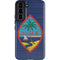 Guam Flag Dark Wood Galaxy S22 Pro Case