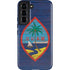 Guam Flag Dark Wood Galaxy S22 Pro Case