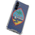 Guam Flag Dark Wood Galaxy S23 FE Clear Case