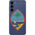 Guam Flag Dark Wood Galaxy S23 Plus Skin