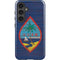 Guam Flag Dark Wood Galaxy S24 Impact Case
