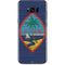 Guam Flag Dark Wood Galaxy S8 Skin