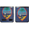 Guam Flag Dark Wood Galaxy Z Flip Skin