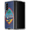 Guam Flag Dark Wood Galaxy Z Fold4 5G Clear Case