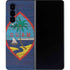 Guam Flag Dark Wood Galaxy Z Fold4 5G Skin