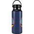 Guam Flag Dark Wood Hydro Flask 32oz Wide Mouth Skin