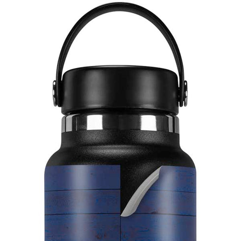 Guam Flag Dark Wood Hydro Flask 32oz Wide Mouth Skin