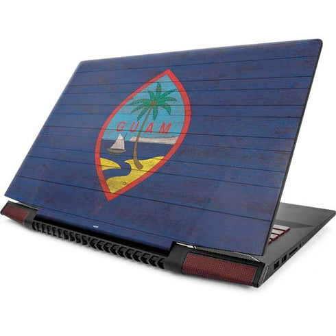 Guam Flag Dark Wood Lenovo IdeaPad Skin