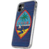 Guam Flag Dark Wood iPhone 11 Clear Case