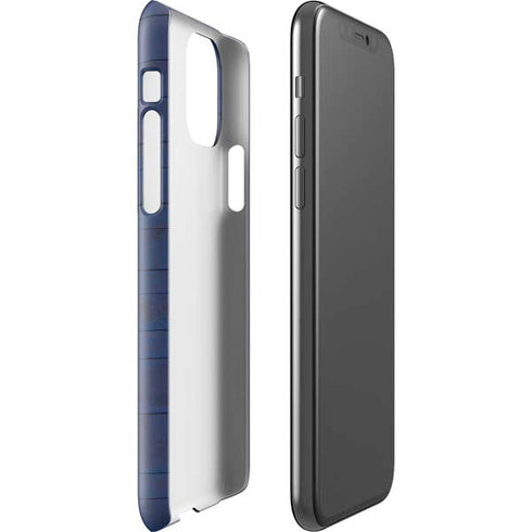 Guam Flag Dark Wood iPhone 11 Pro Lite Case