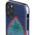 Guam Flag Dark Wood iPhone 11 Pro Max Impact Case