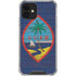 Guam Flag Dark Wood iPhone 12 Clear Case