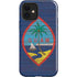 Guam Flag Dark Wood iPhone 12 Impact Case