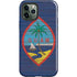 Guam Flag Dark Wood iPhone 12 Pro Impact Case