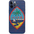 Guam Flag Dark Wood iPhone 12 Pro Max Skin