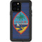 Guam Flag Dark Wood iPhone 12 Pro Waterproof Case