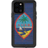 Guam Flag Dark Wood iPhone 12 Pro Waterproof Case