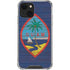 Guam Flag Dark Wood iPhone 13 Mini Clear Case