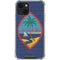 Guam Flag Dark Wood iPhone 14 Plus Clear Case